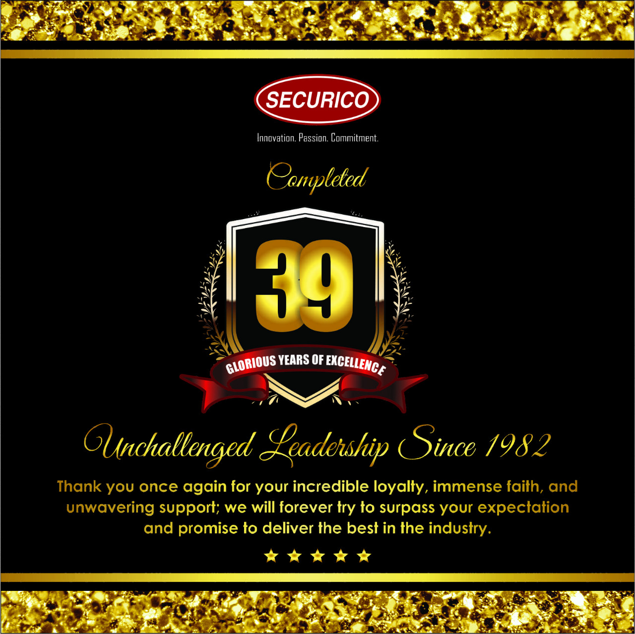 Securico 39 Successful Years