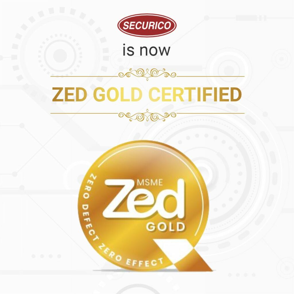 Securico is now ZED Gold Certified
